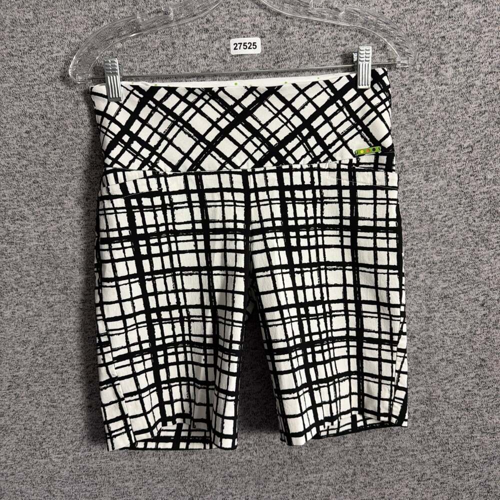 Swing Control Golf Women's Size 6 Pull On Printed Rayon Bermuda Golf Shorts